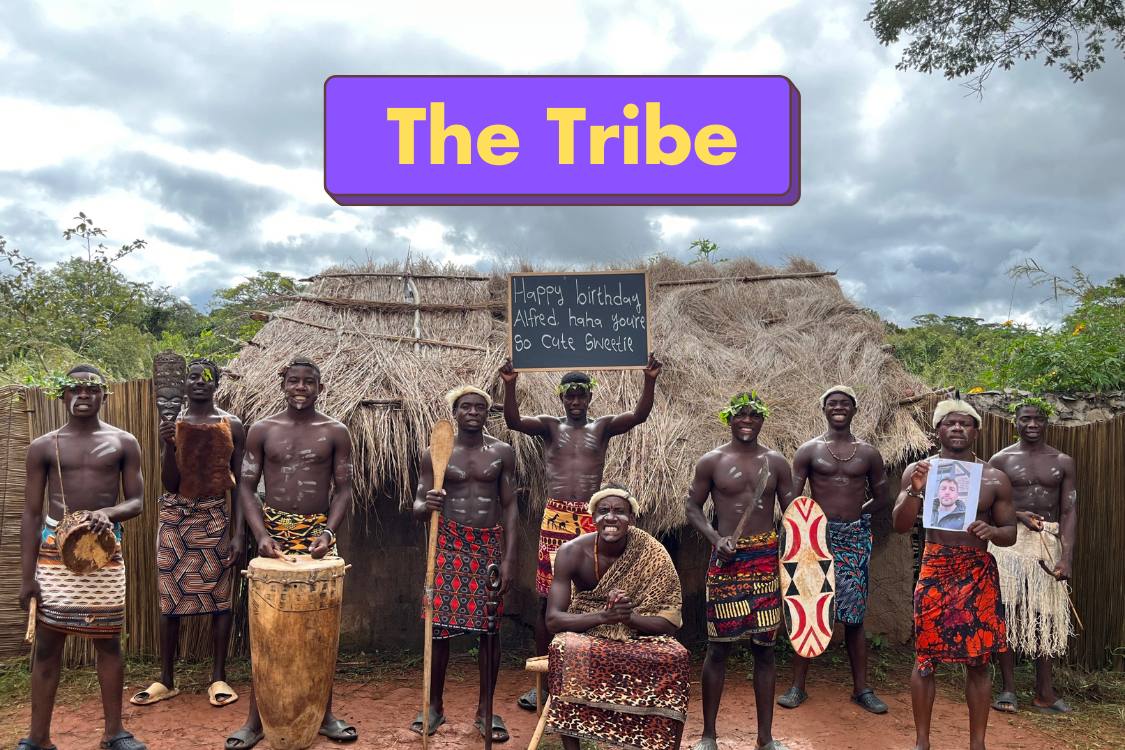 African tribe wishes happy birthday